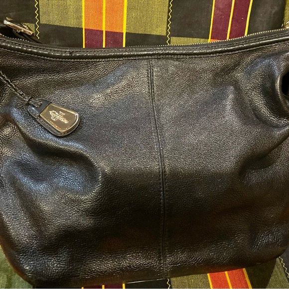 Cole Haan Black Pebble Leather Hand/Shoulder Bag - Picture 4 of 14